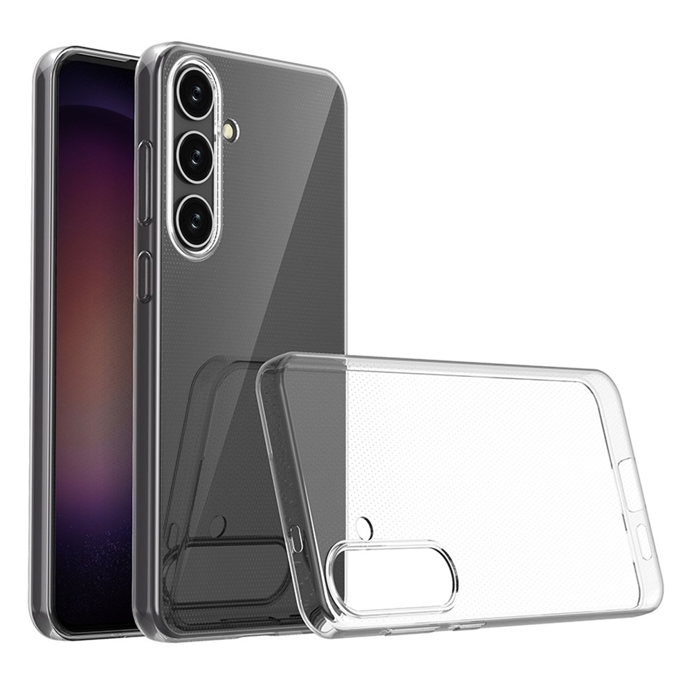 Průhledný gelový obal na Samsung Galaxy S24+ - průhledný