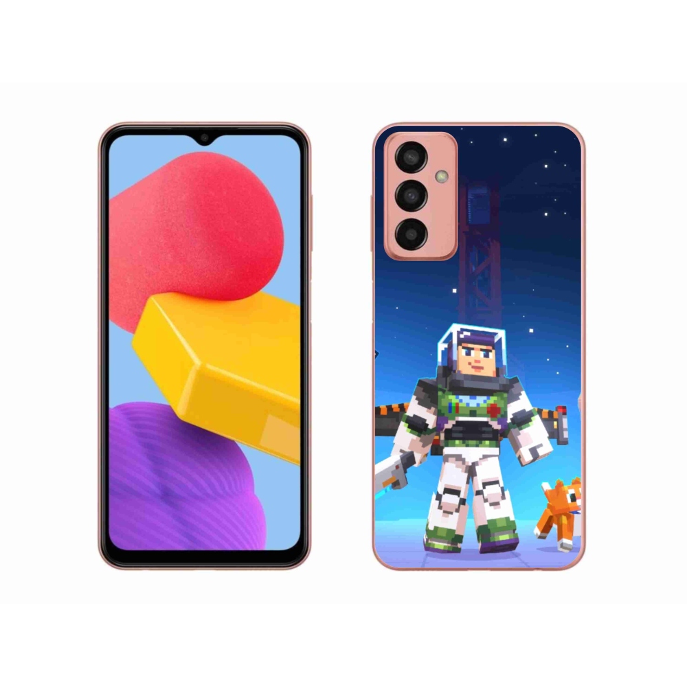 Gelový kryt mmCase na Samsung Galaxy M13 - minecraft 2