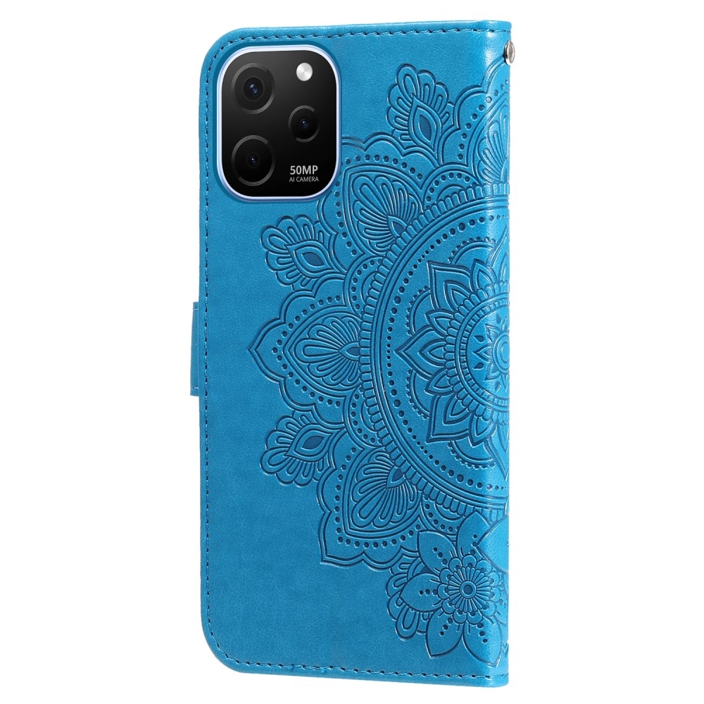 Mandala knížkové pouzdro na Huawei Nova Y61 - modré