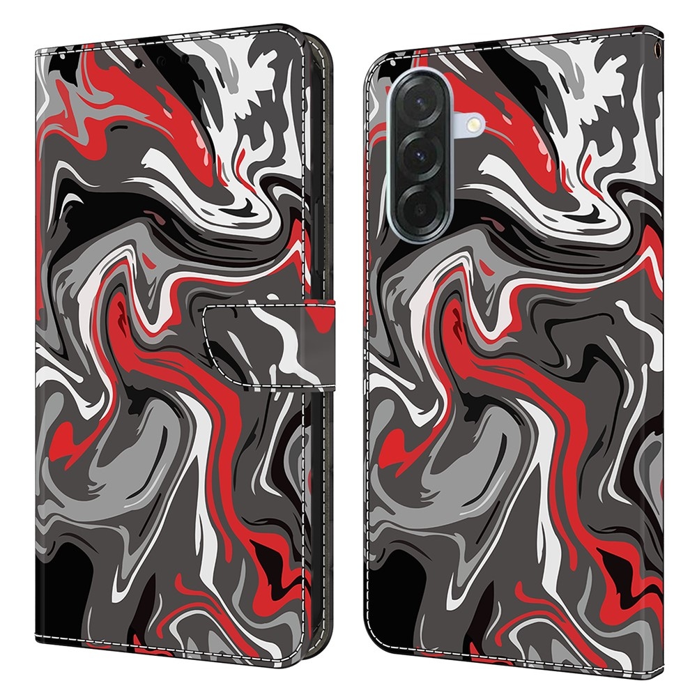 Fashion knížkové pouzdro na Samsung Galaxy A16 4G/5G - abstrakce