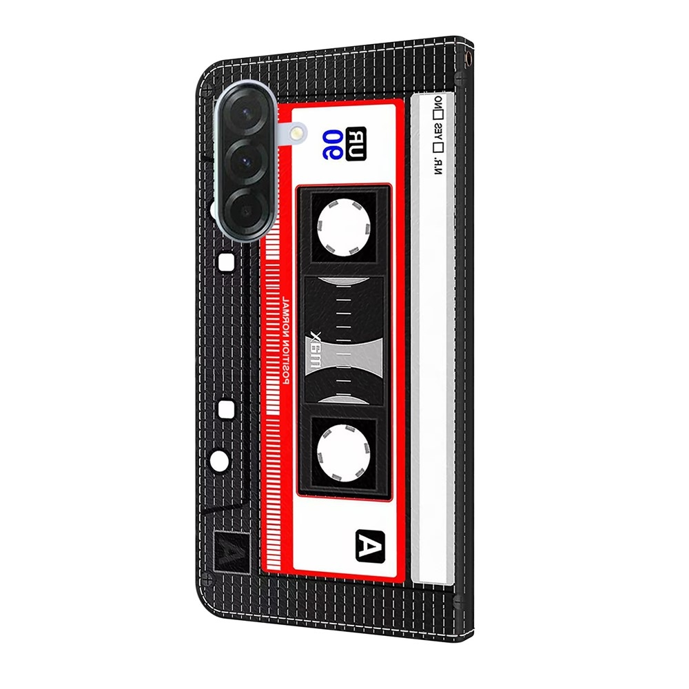 Fashion knížkové pouzdro na Samsung Galaxy A16 4G/5G - audiokazeta