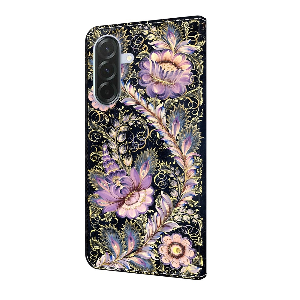 Fashion knížkové pouzdro na Samsung Galaxy A16 4G/5G - květiny