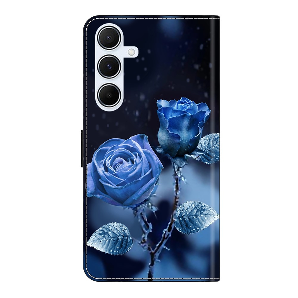 Fashion knížkové pouzdro na Samsung Galaxy A26 5G - modré růže