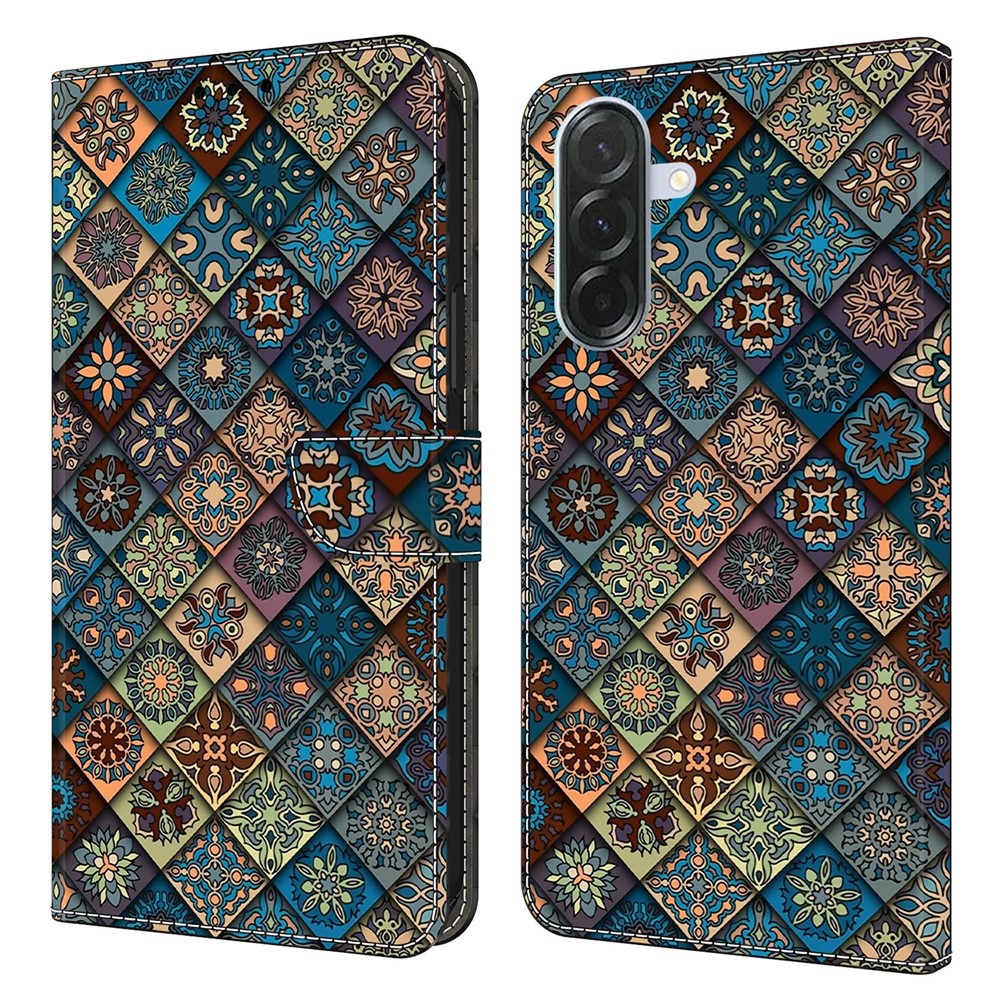 Fashion knížkové pouzdro na Samsung Galaxy A36 5G - barevné vzory