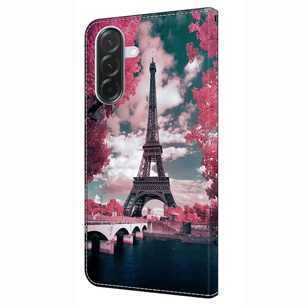Fashion knížkové pouzdro na Samsung Galaxy A36 5G - Eiffelova věž