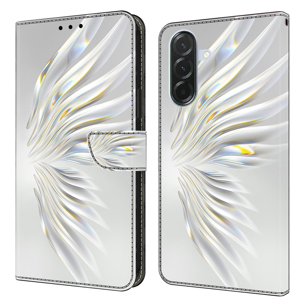 Fashion knížkové pouzdro na Samsung Galaxy A36 5G - křídla