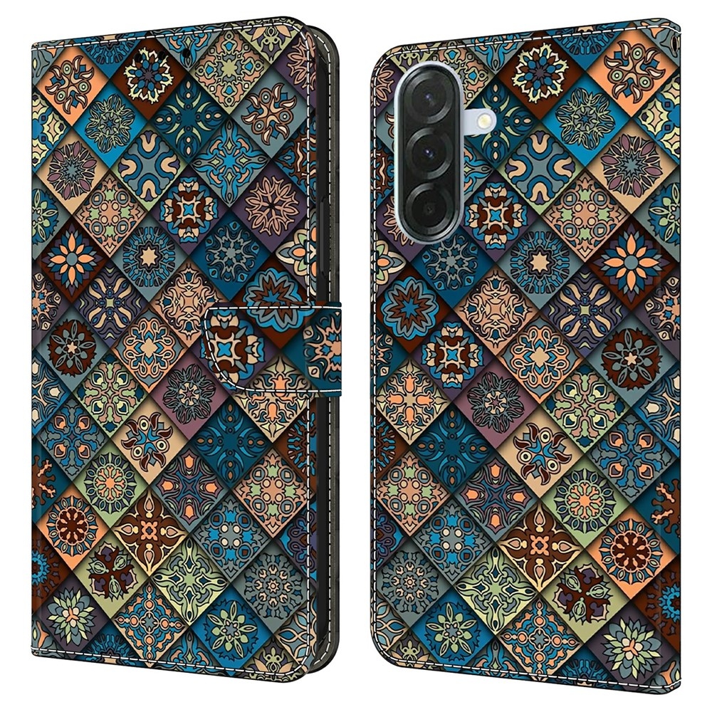 Fashion knížkové pouzdro na Samsung Galaxy A37 5G - barevné vzory