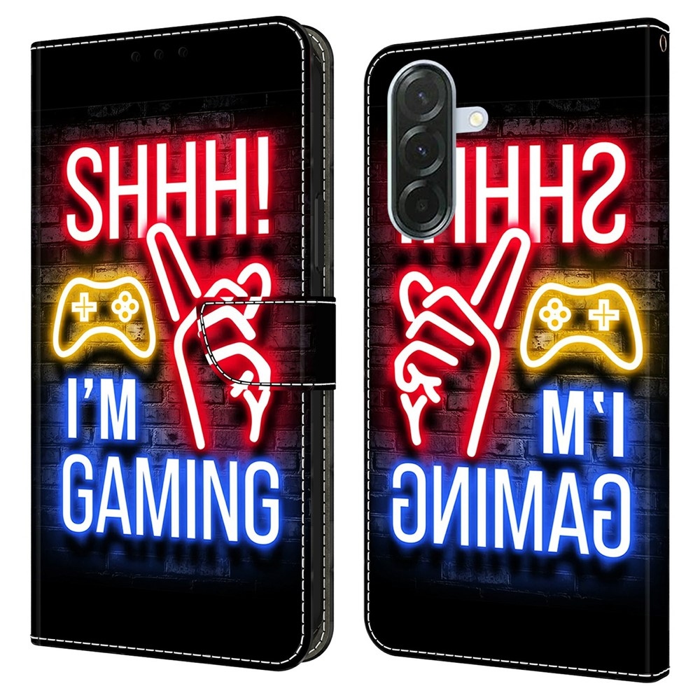 Fashion knížkové pouzdro na Samsung Galaxy A37 5G - gaming