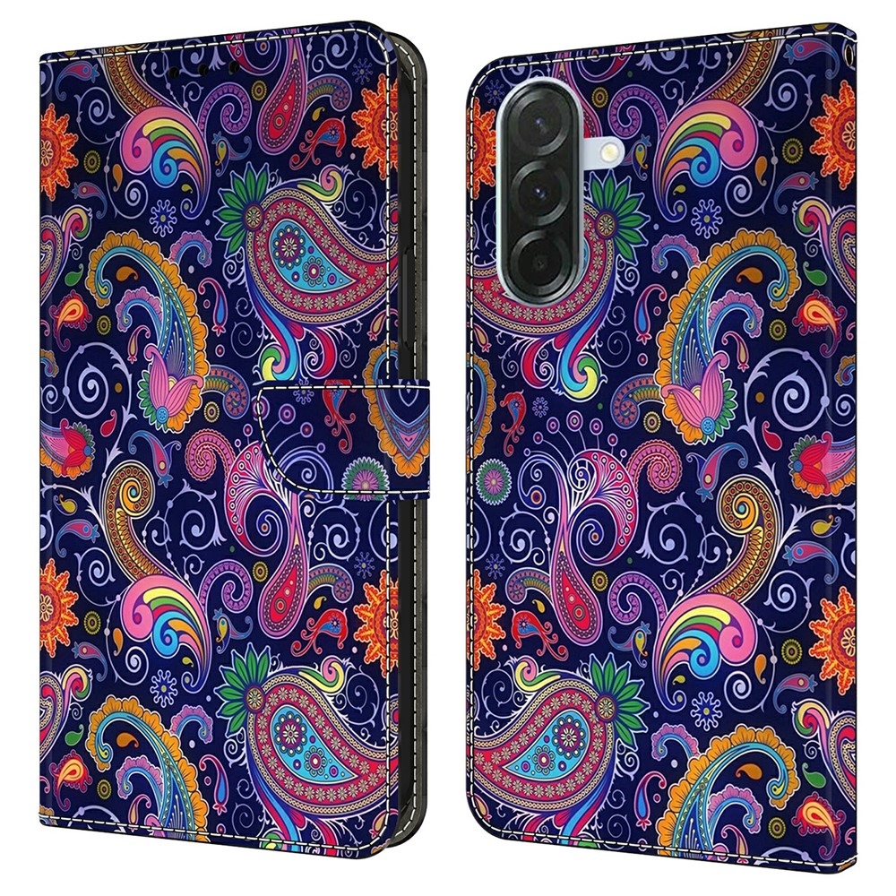 Fashion knížkové pouzdro na Samsung Galaxy A37 5G - kašmírové vzory