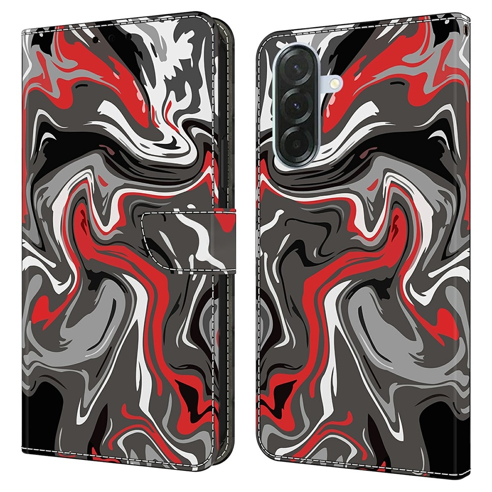 Fashion knížkové pouzdro na Samsung Galaxy A57 5G - abstrakce