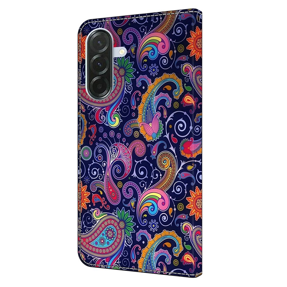 Fashion knížkové pouzdro na Samsung Galaxy A57 5G - kašmírové vzory