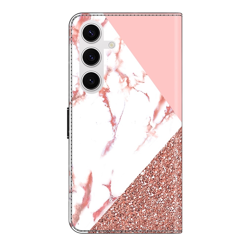 Fashion knížkové pouzdro na Samsung Galaxy S26+ - trojůhelníkový vzor