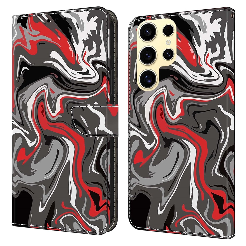 Fashion knížkové pouzdro na Samsung Galaxy S26 Ultra - abstrakce