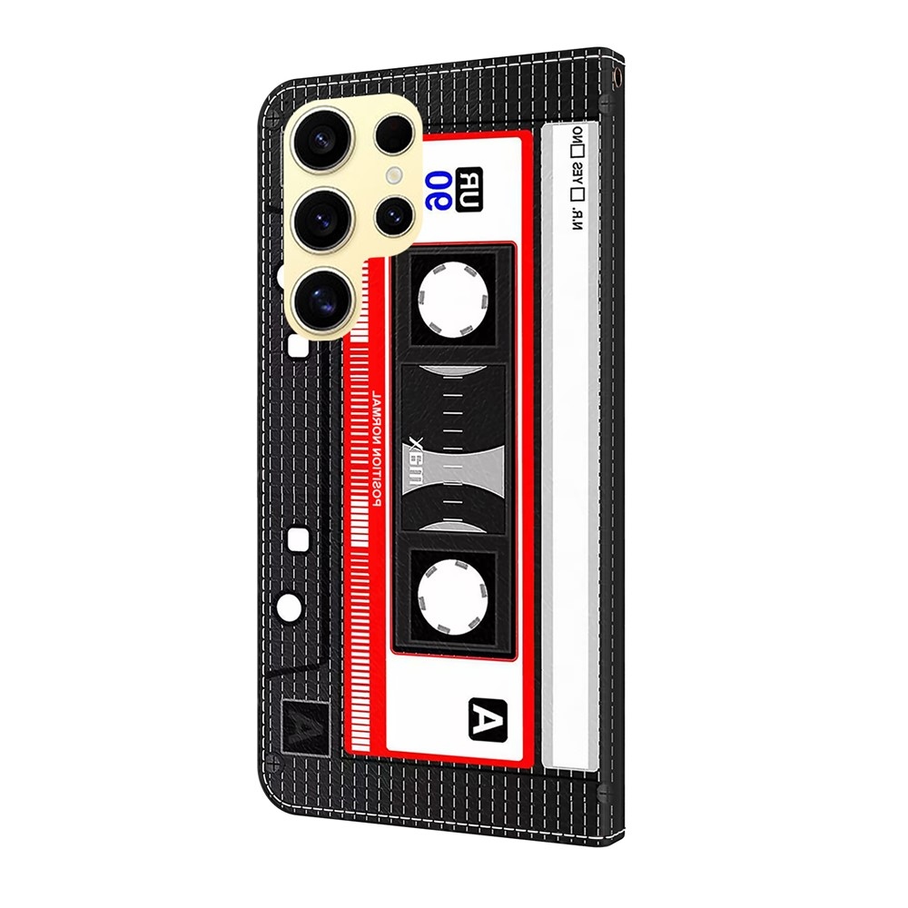 Fashion knížkové pouzdro na Samsung Galaxy S26 Ultra - audiokazeta