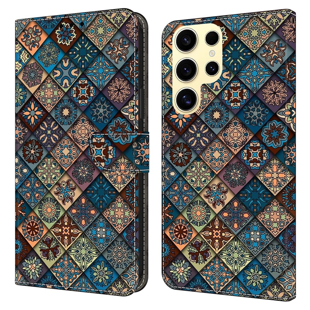 Fashion knížkové pouzdro na Samsung Galaxy S26 Ultra - barevné vzory