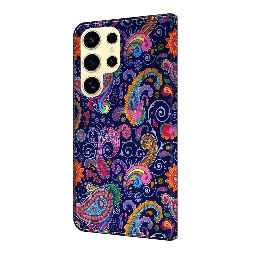 Fashion knížkové pouzdro na Samsung Galaxy S26 Ultra - kašmírové vzory