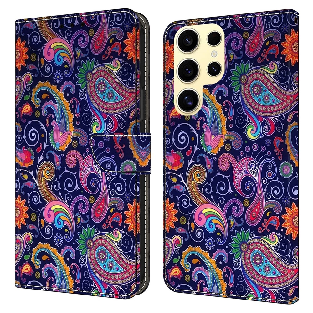 Fashion knížkové pouzdro na Samsung Galaxy S26 Ultra - kašmírové vzory