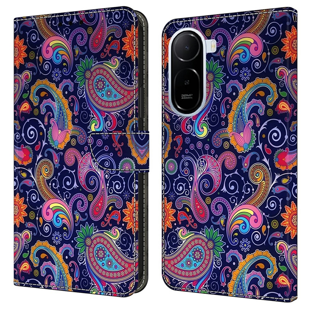 Fashion knížkové pouzdro na Xiaomi Redmi A7 Pro - kašmírové vzory