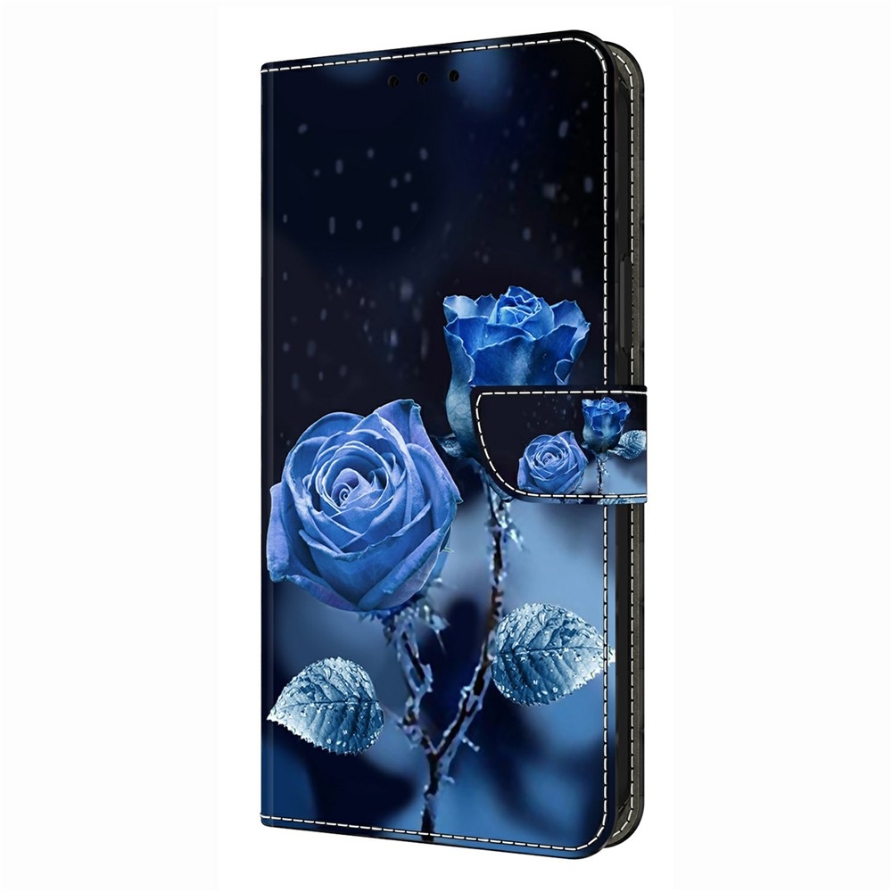 Fashion knížkové pouzdro na Xiaomi Redmi A7 Pro - modré růže