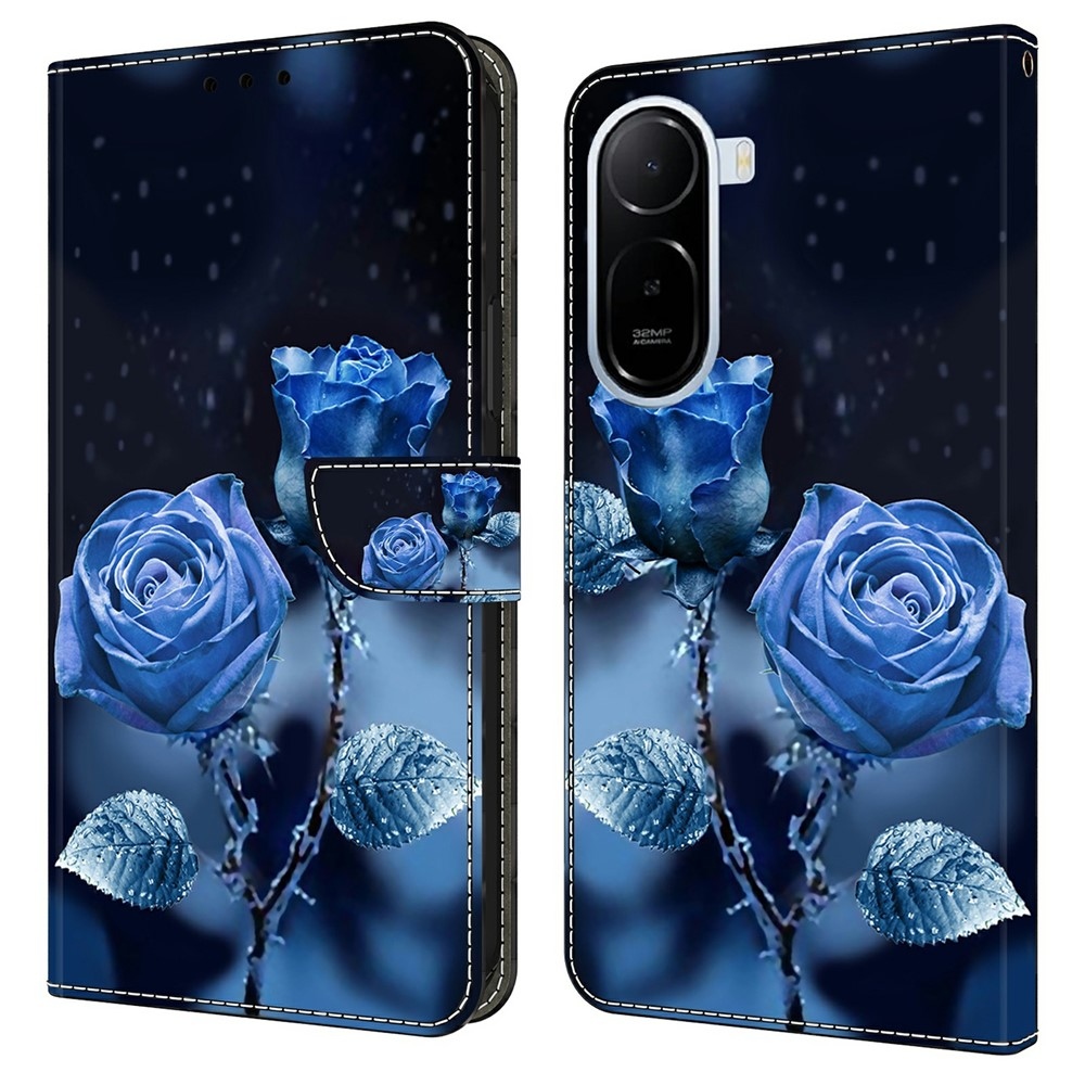 Fashion knížkové pouzdro na Xiaomi Redmi A7 Pro - modré růže