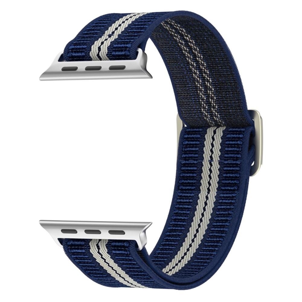Fasten nylonový řemínek na Apple Watch Ultra 4/3/2/1 49mm/12/11/10 46mm - modrý/bílý