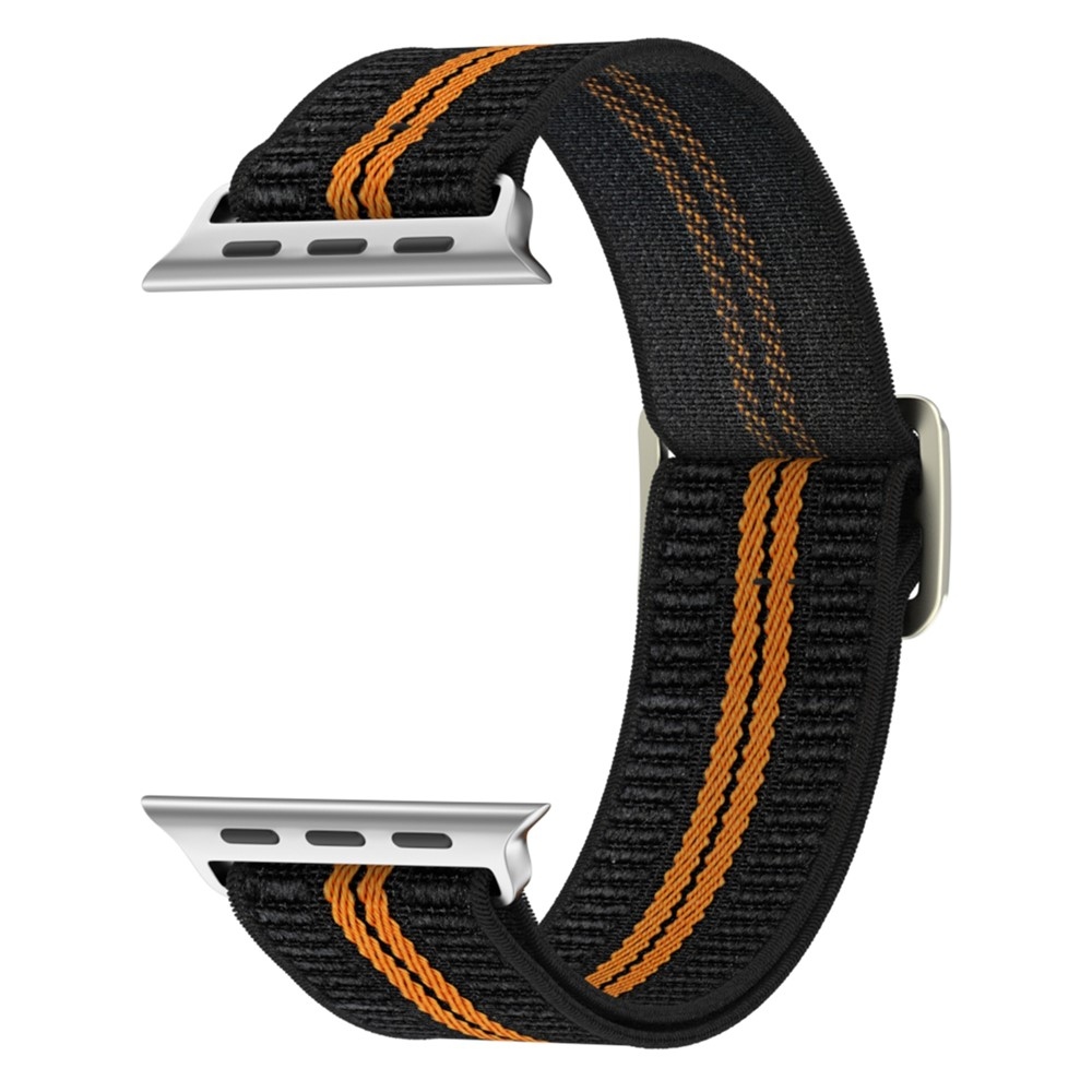 Fasten nylonový řemínek na Apple Watch Ultra 4/3/2/1 49mm/12/11/10 46mm - oranžový/černý