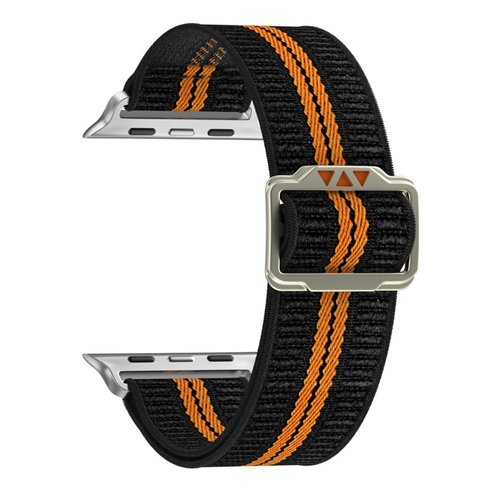 Fasten nylonový řemínek na Apple Watch Ultra 4/3/2/1 49mm/12/11/10 46mm - oranžový/černý