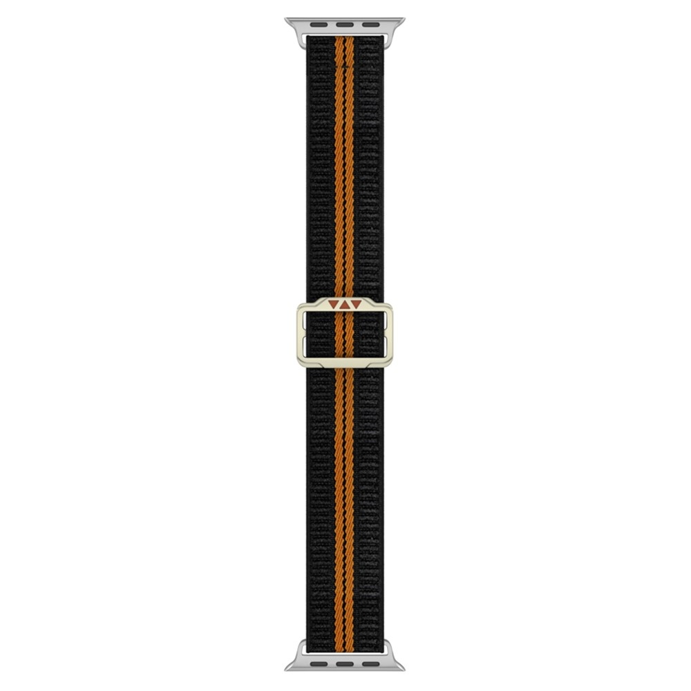 Fasten nylonový řemínek na Apple Watch Ultra 4/3/2/1 49mm/12/11/10 46mm - oranžový/černý