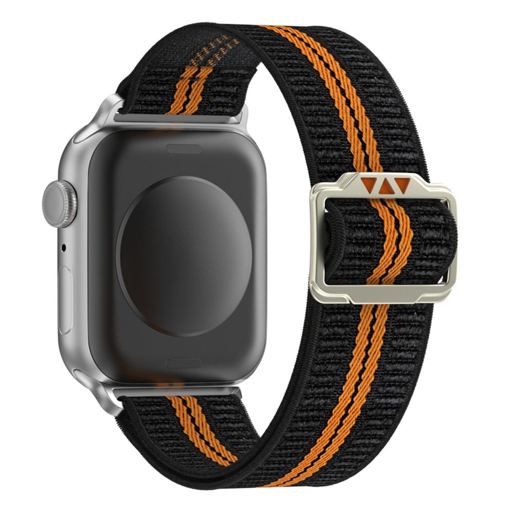Fasten nylonový řemínek na Apple Watch Ultra 4/3/2/1 49mm/12/11/10 46mm - oranžový/černý