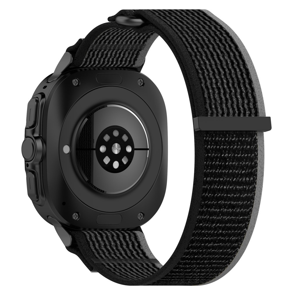 Fasten nylonový řemínek na Samsung Galaxy Watch Ultra (2025) 47mm - černý/šedý