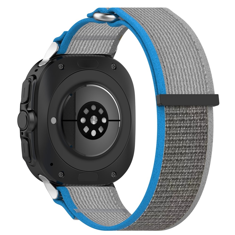 Fasten nylonový řemínek na Samsung Galaxy Watch Ultra (2025) 47mm - modrý/šedý