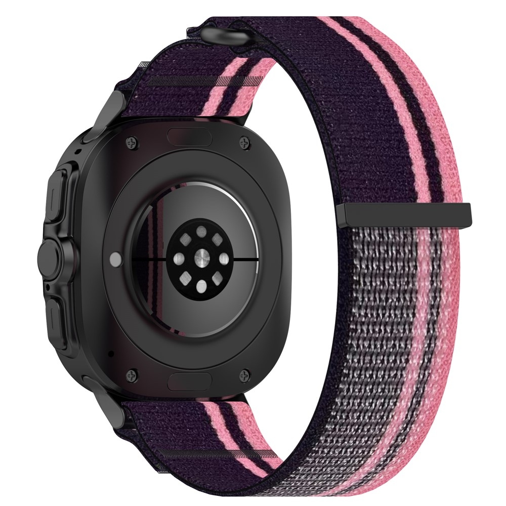 Fasten nylonový řemínek na Samsung Galaxy Watch Ultra (2025) 47mm - růžový/fialový