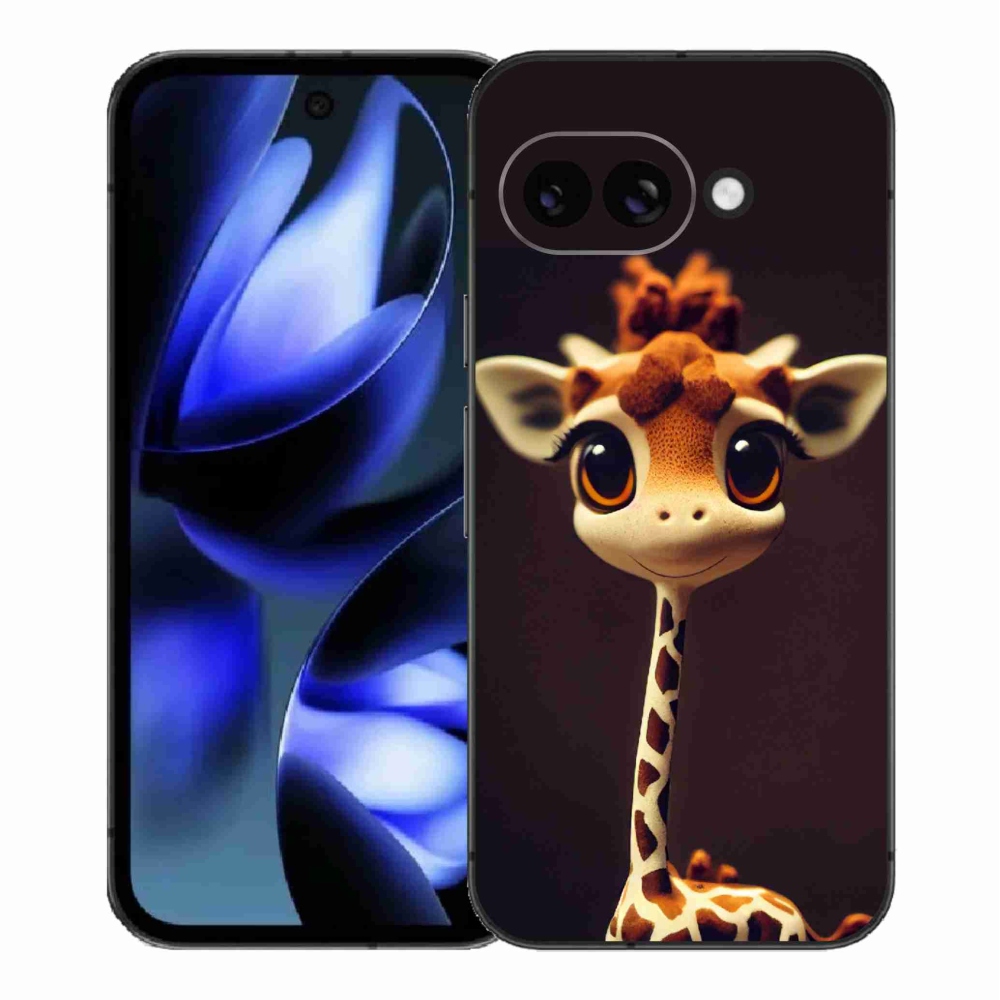 Gelový kryt mmCase na Google Pixel 9a - malá žirafa