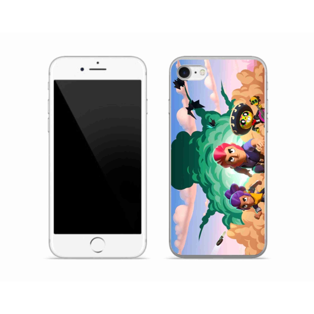 Gelový kryt mmCase na iPhone SE (2022) - brawl stars