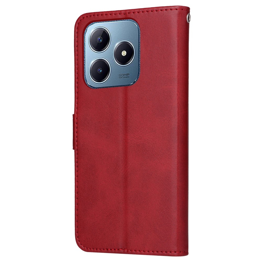 Feel knížkové pouzdro na Realme Note 60 - červené