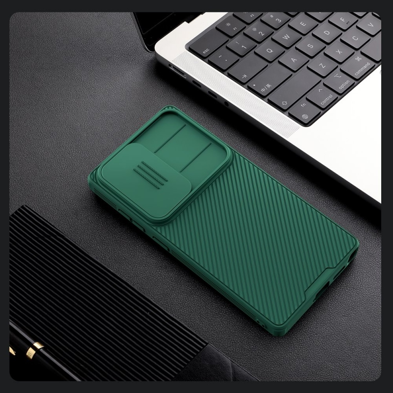 Nillkin CamShield PRO Zadní Kryt pro Samsung Galaxy S25 Ultra Dark Green