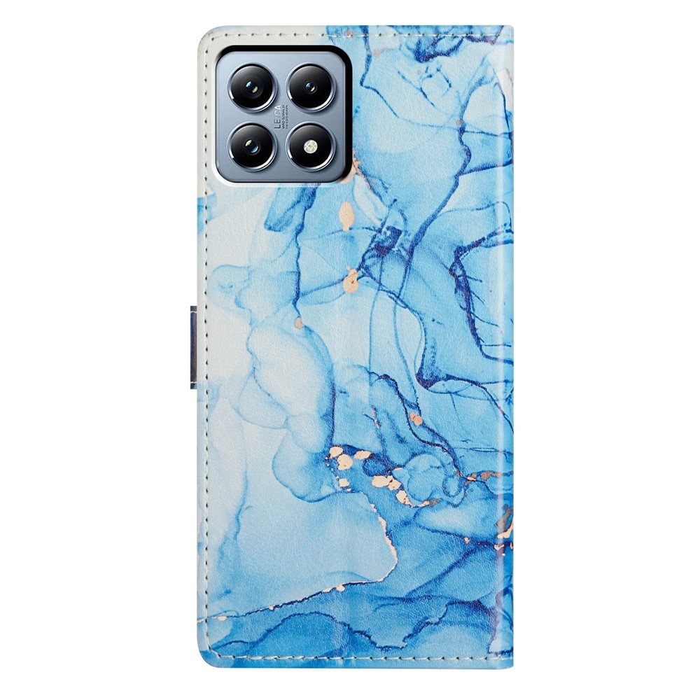 Secure knížkové pouzdro na Xiaomi 15T Pro - modrý mramor