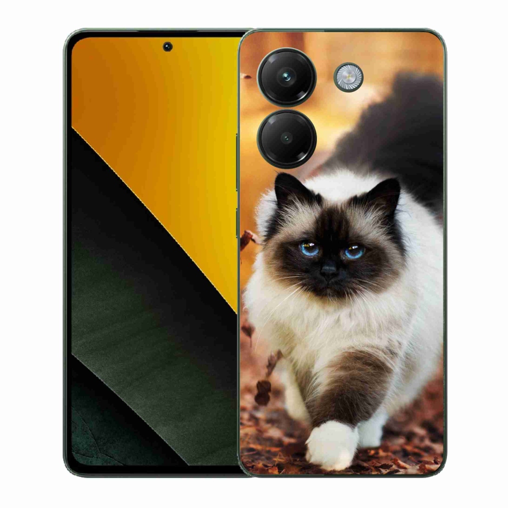 Gelový kryt mmCase na Xiaomi Poco M7 Pro 5G - kočka