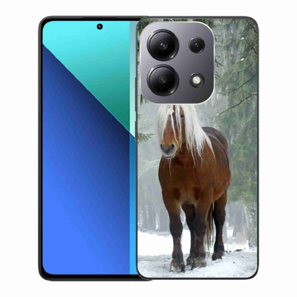 Gelový obal mmCase na Xiaomi Redmi Note 13 - kůň v lese