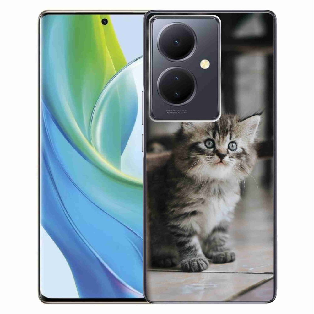 Gelový kryt mmCase na Vivo V29 Lite 5G - koťátko