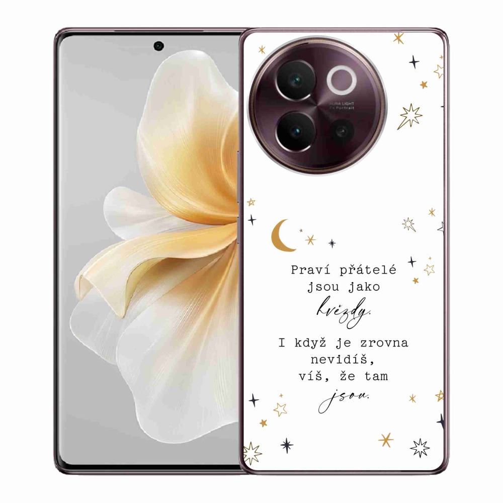 Gelový kryt mmCase na Vivo V40 Lite 5G - citát 6 bílé pozadí