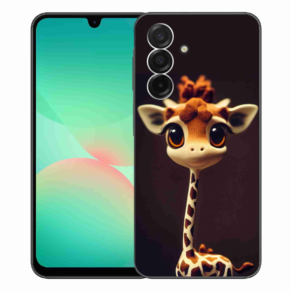 Gelový kryt mmCase na Samsung Galaxy A26 5G - malá žirafa