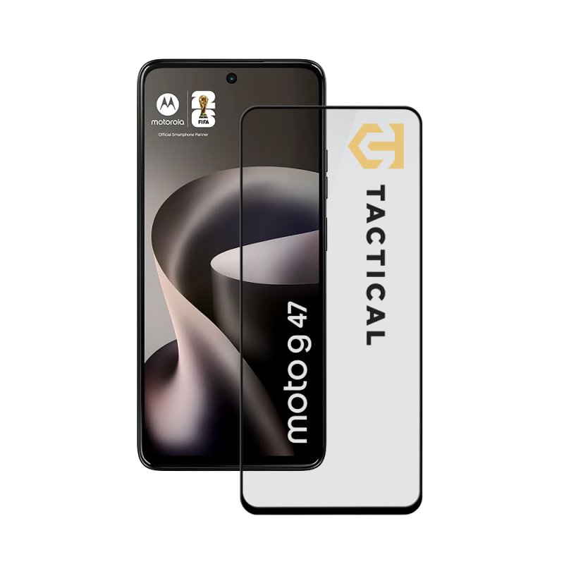 Tactical Glass Shield 5D sklo pro Motorola Moto G47 Black 