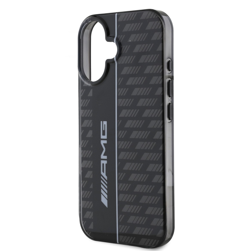 AMG Carbon Pattern Zadní Kryt pro iPhone 16 Black