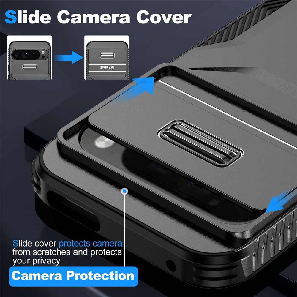 Lid odolný kryt na Google Pixel 10 Pro XL - černý