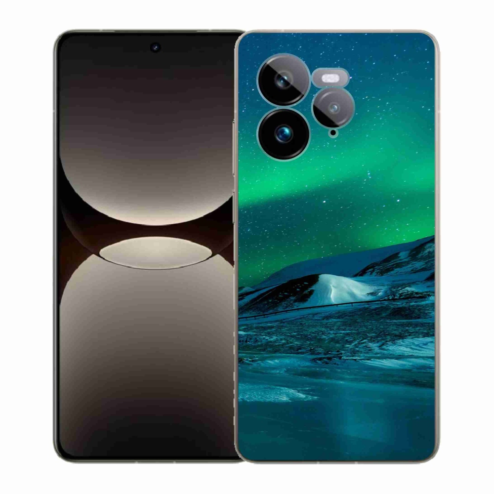 Gelový kryt mmCase na Realme GT 7 Pro 5G - polární záře