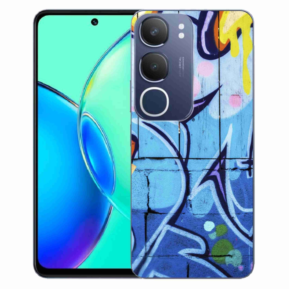 Gelový kryt mmCase na Vivo Y19s - graffiti