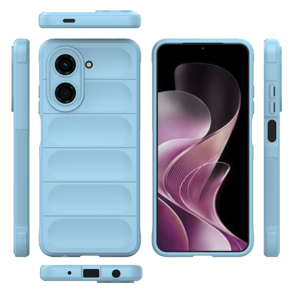 Rugg odolný gelový obal na Xiaomi Redmi A5 (171.7x77.8x8.3mm) - světlemodrý