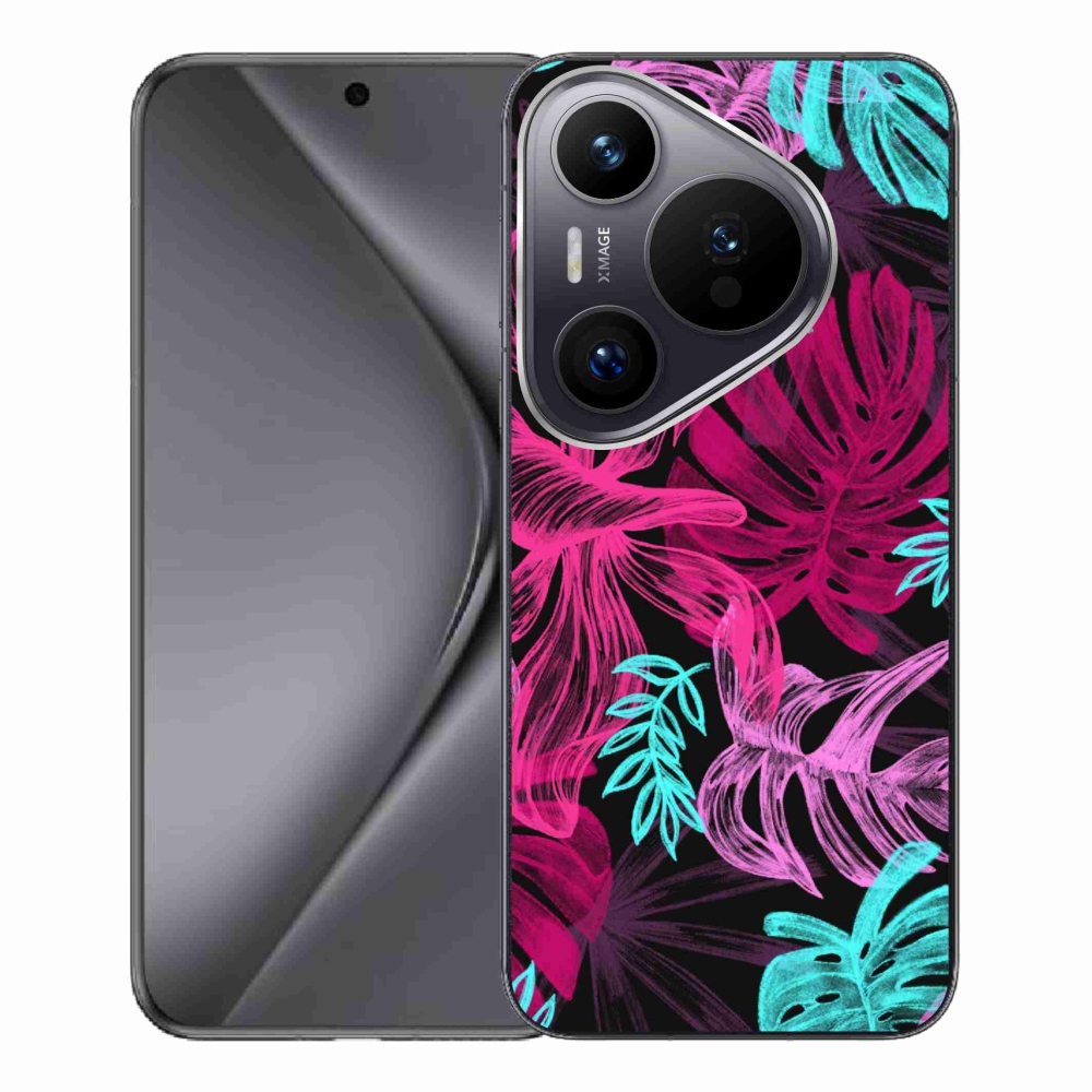 Gelový kryt mmCase na Huawei Pura 70 Pro - květiny 1