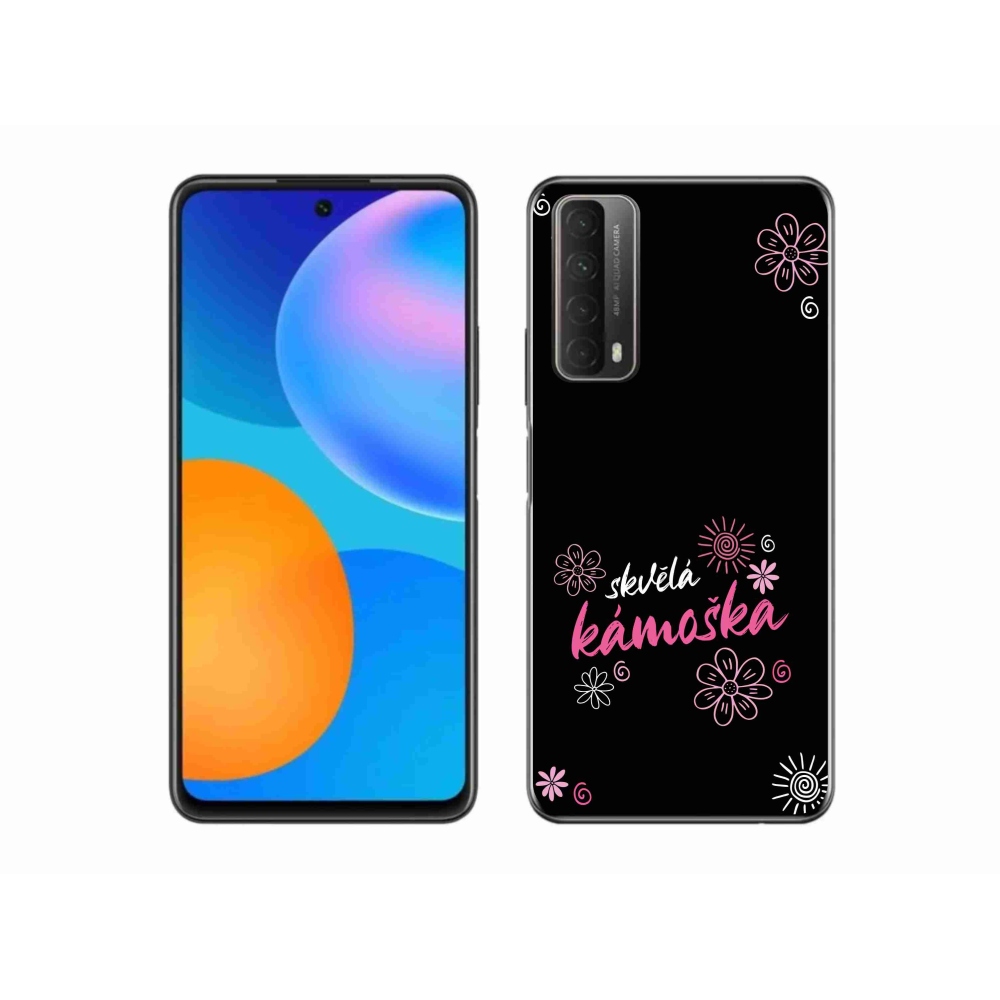 Gelový kryt mmCase na Huawei P Smart (2021) - skvělá kámoška černé pozadí